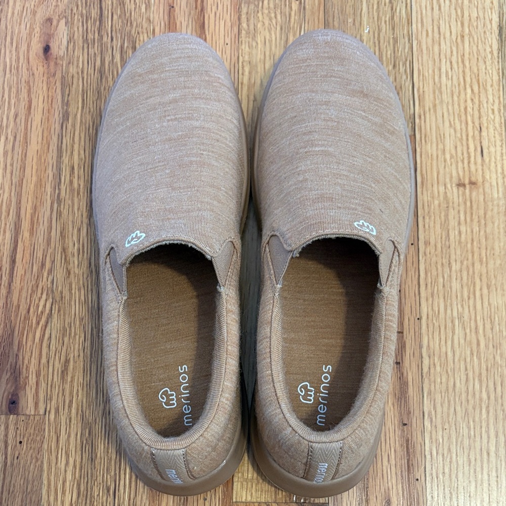 Tan Merinos Women's Signature Slip-Ons